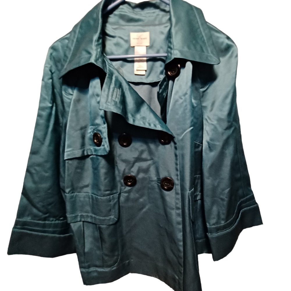 Emma James Jacket Crop flared satin 14P